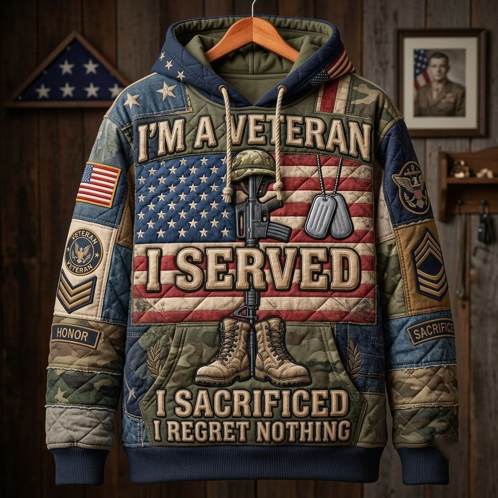 Patriotic Veteran Hoodie GFTOPND1232 C3