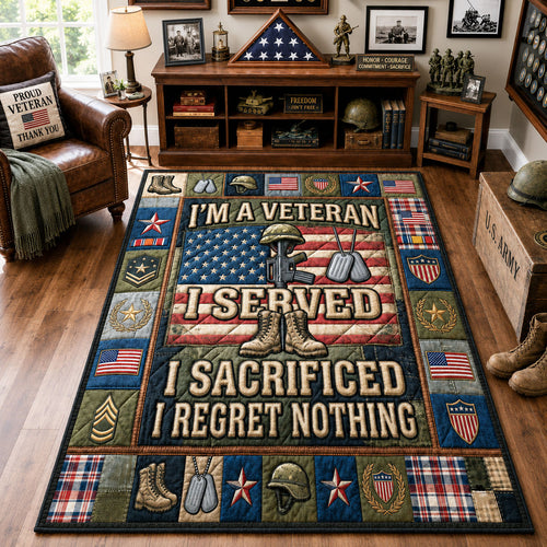 Patriotic Veteran Area Rug GFTOPND1232 C4