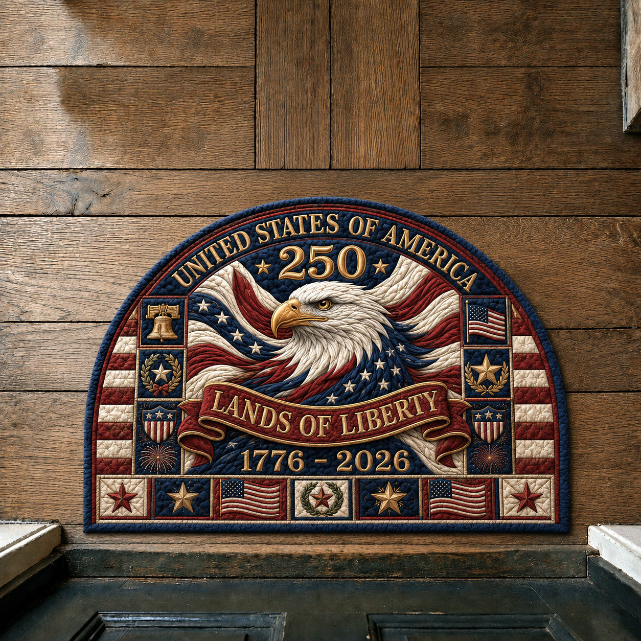 250 years of US Quilted Welcome Mat GFTOPND125