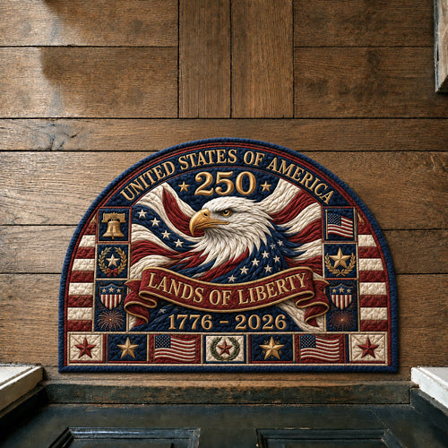 250 years of US Quilted Welcome Mat GFTOPND125