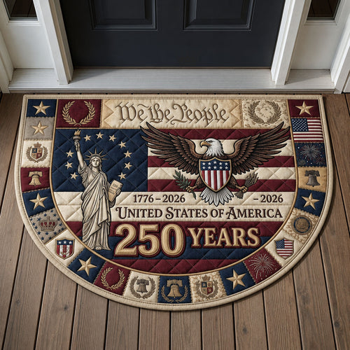 We The People Quilted Welcome Mat GFTOPND126