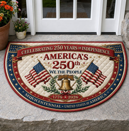 250 years of Independence Quilted Welcome Mat GFTOPND127