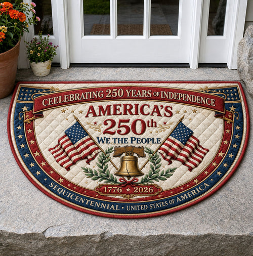 250 years of Independence Quilted Welcome Mat GFTOPND127