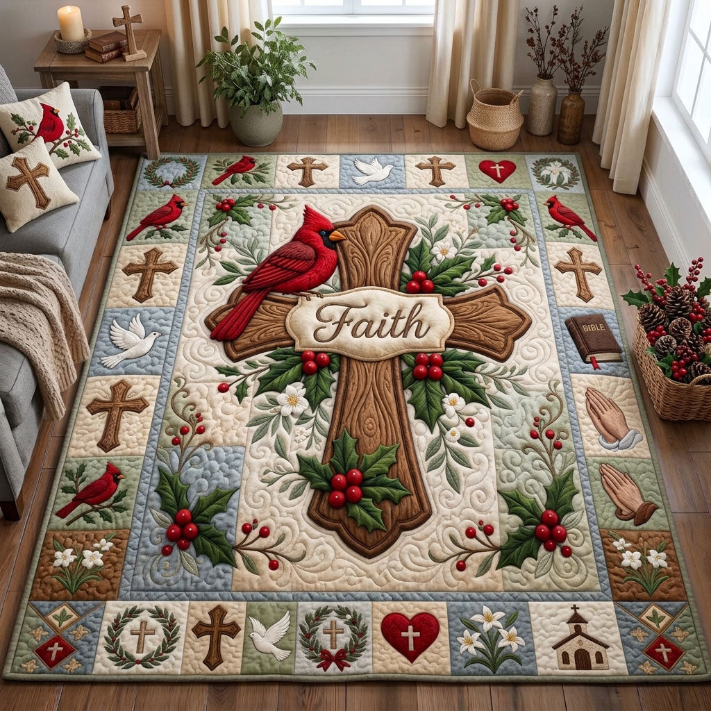 Cross Faith Cardinal Area Rug GFTOPND1272 C5