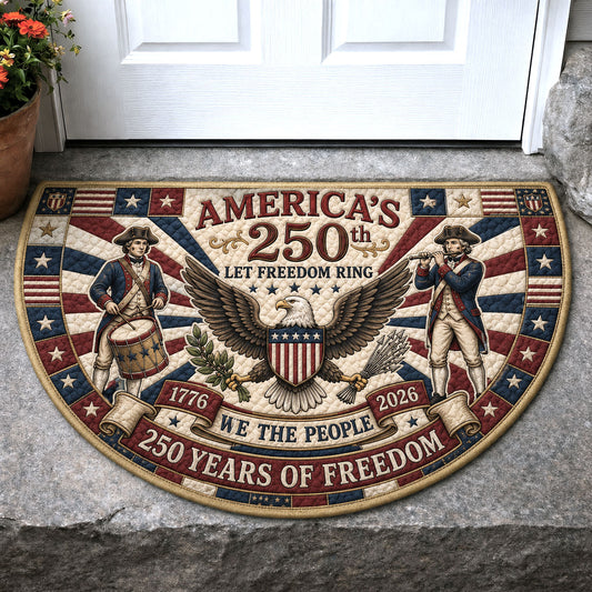 Let Freedom Ring Quilted Welcome Mat GFTOPND128
