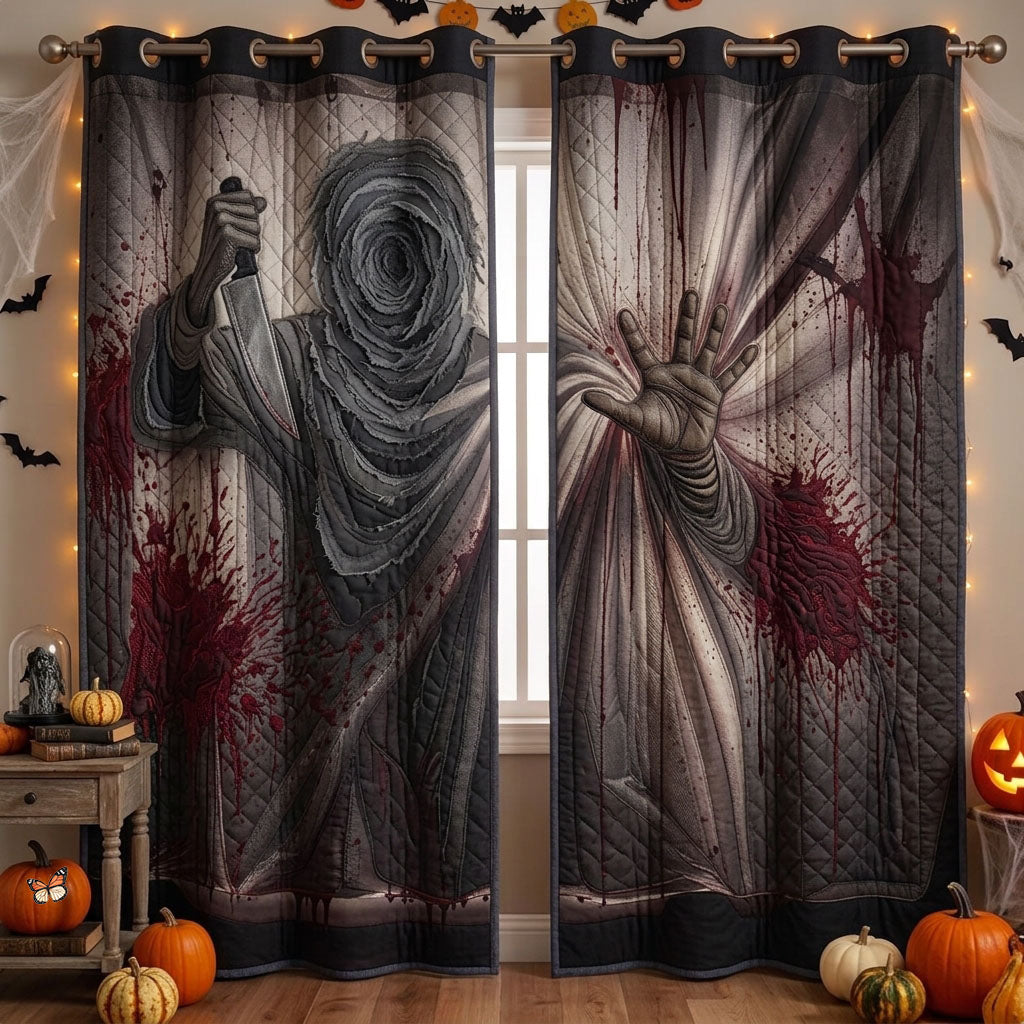 Hidden Killer Quilted Curtains GFTOPND1284