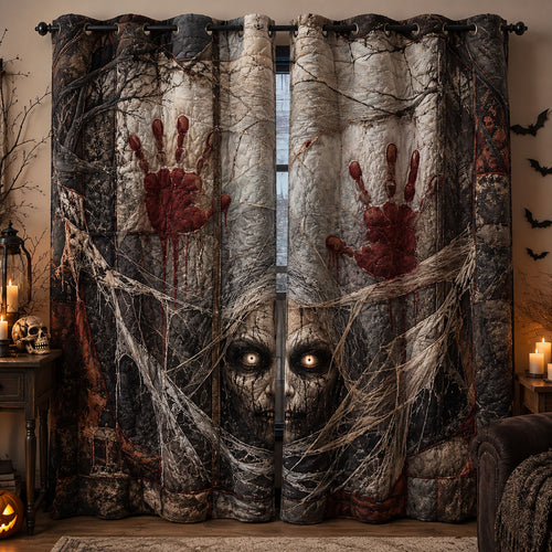 Bloody Hands Quilted Curtains GFTOPND1288