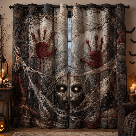 Bloody Hands Quilted Curtains GFTOPND1288