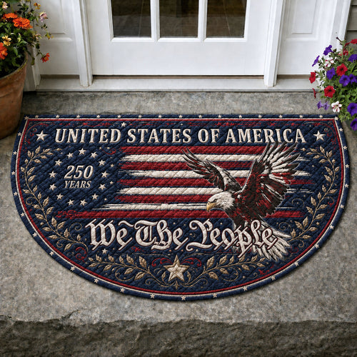 We The People Quilted Welcome Mat GFTOPND129