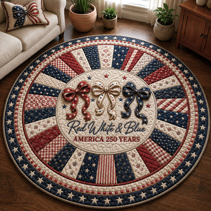 America Proud Quilted Round Mat GFTOPND13