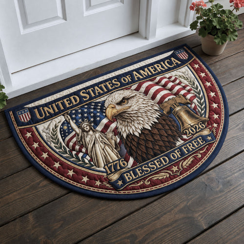 Blessed of Free Quilted Welcome Mat GFTOPND130