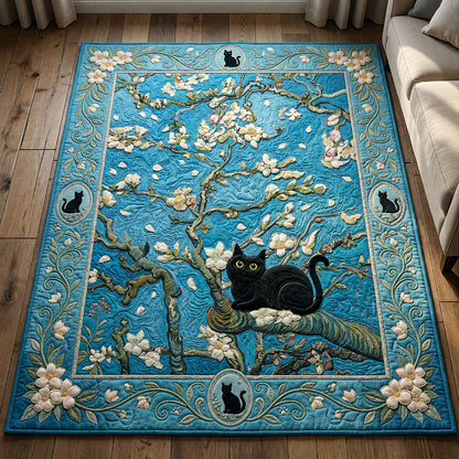 Almond Blossom Cat Area Rug GFTOPND1327
