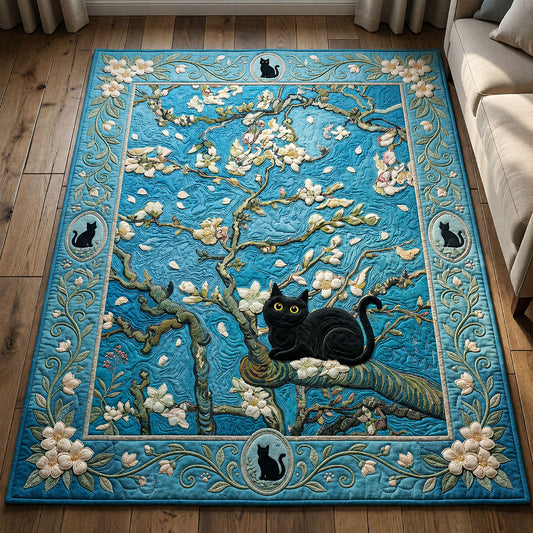 Almond Blossom Cat Area Rug GFTOPND1327