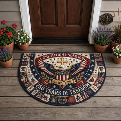 One Nation Under God Quilted Welcome Mat GFTOPND136