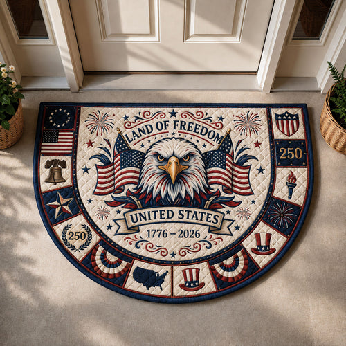 Land Of Freedom Quilted Welcome Mat GFTOPND137