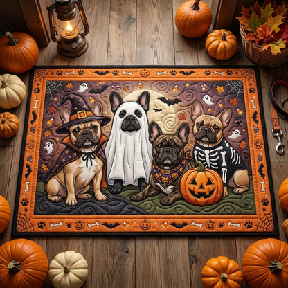 Halloween French Bulldog Doormat GFTOPND1396