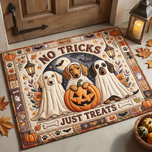 No Tricks Just Treats Dachshund Doormat GFTOPND1399