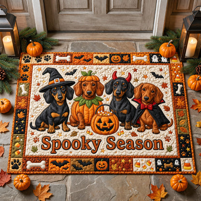 Spooky Season Dachshund Doormat GFTOPND1400