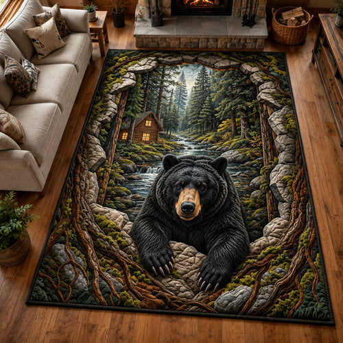 Majestic Bear Area Rug GFTOPND1419