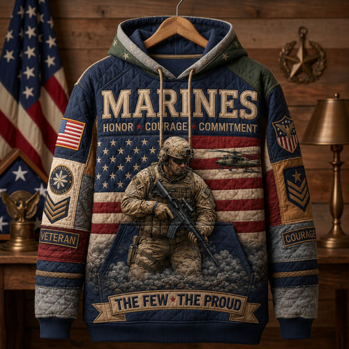 Proud USMC Hoodie GFTOPND1498 C3