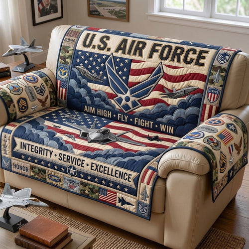 US Air Force Quilted Sofa Cover GFTOPND1501