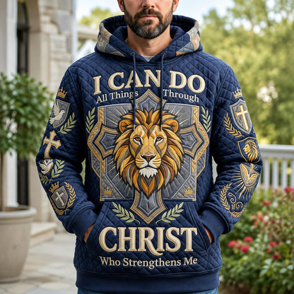 Christ Who Strengthens Me Hoodie GFTOPND1622
