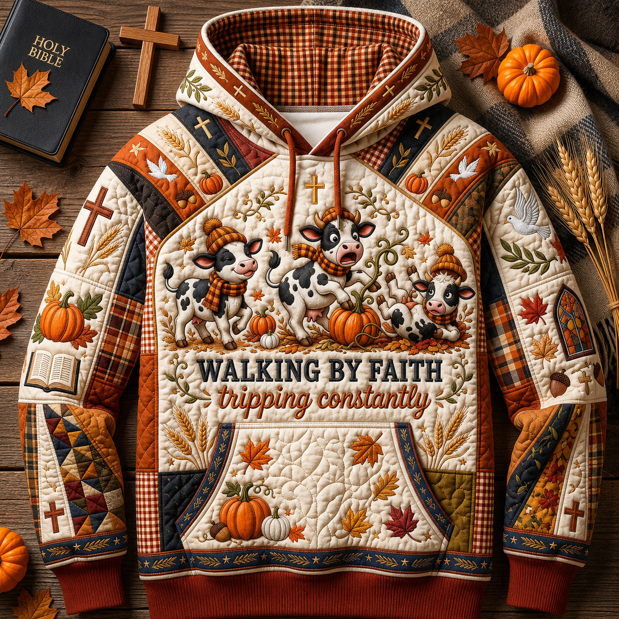Walking By Faith Hoodie GFTOPND1628