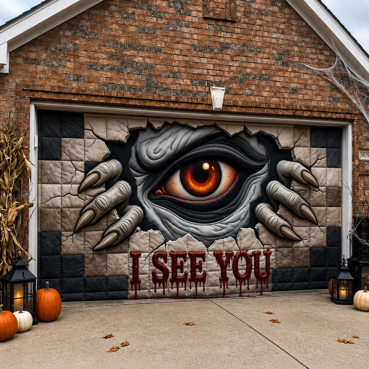 I See You Garage Door Banner GFTOPND1649