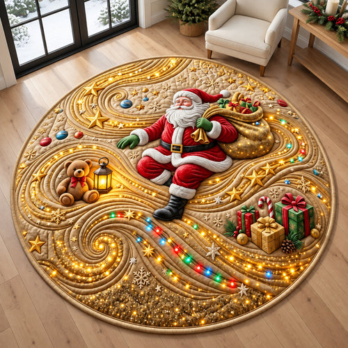 Christmas Flow Quilted Round Mat GFTOPND1695 C3