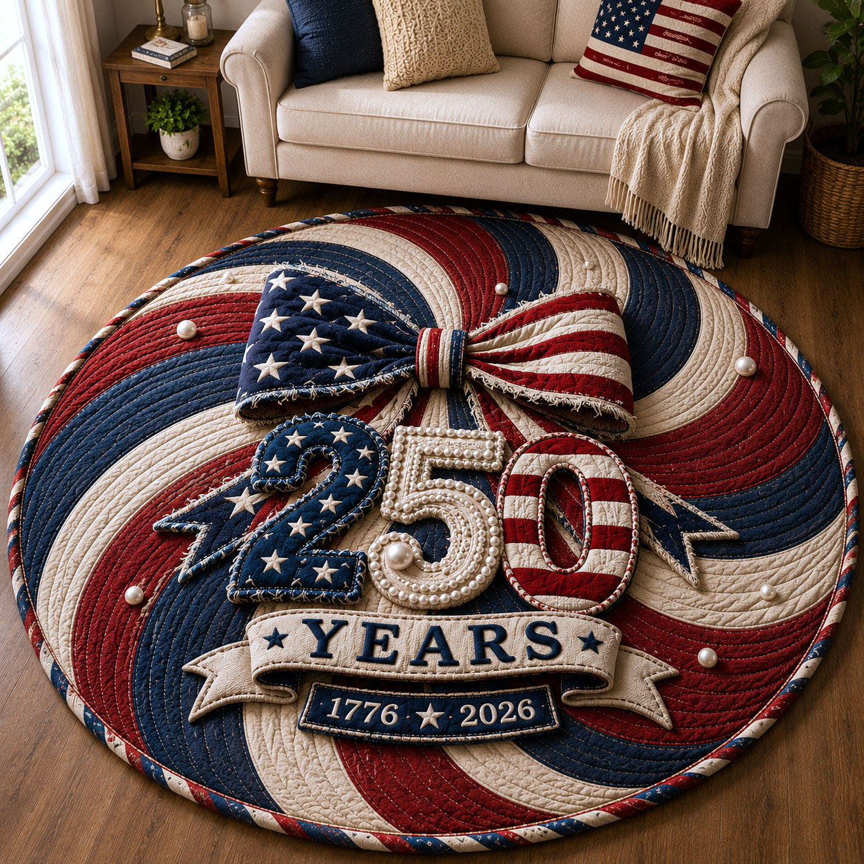 Liberty Legacy Quilted Round Mat GFTOPND17