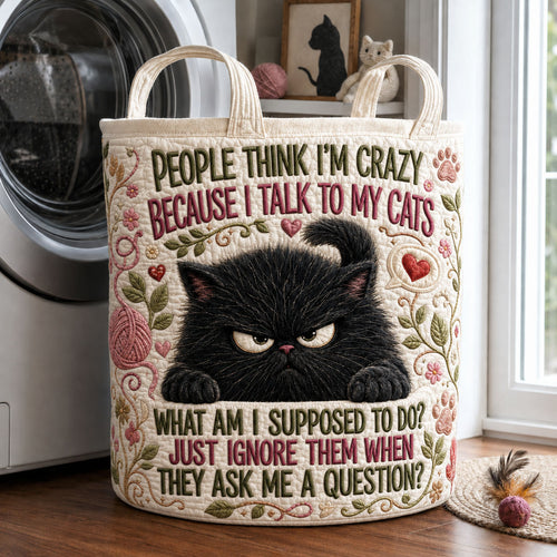My Cat Quilted Laundry Basket GFTOPND1735