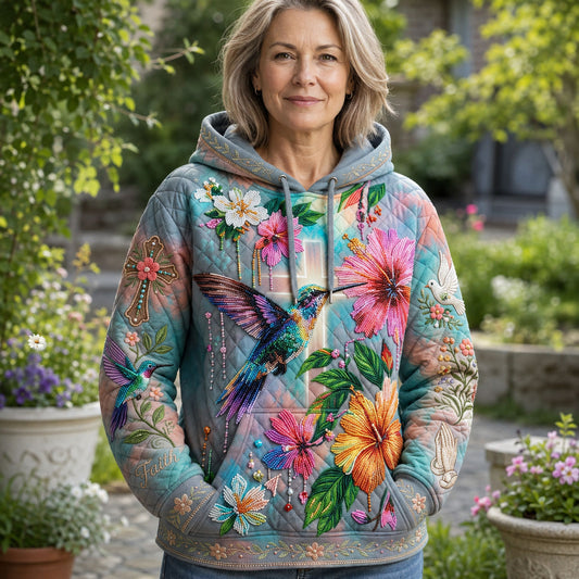 Bead Cross Hummingbird Hoodie GFTOPND1788