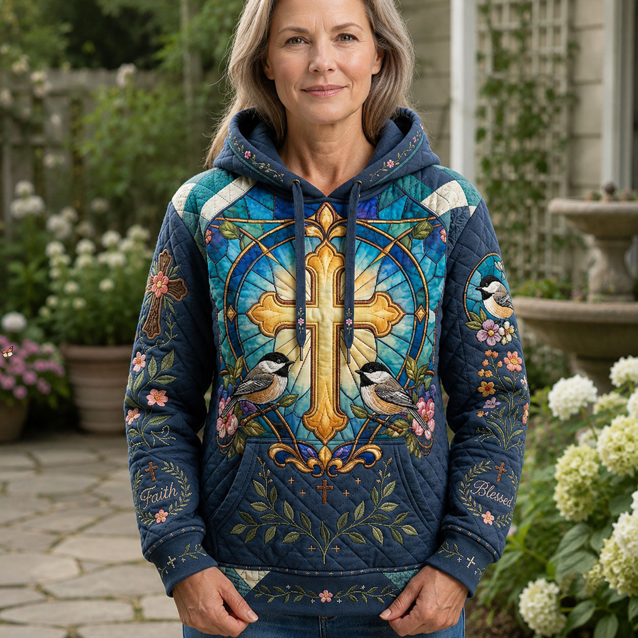 Chickadee Cross Hoodie GFTOPND1791