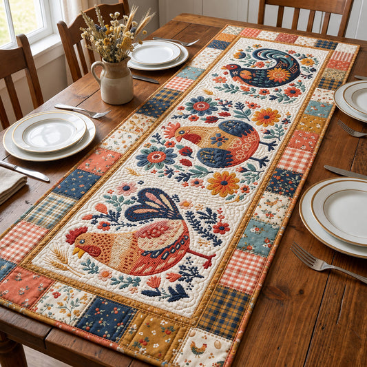 Chicken Quilted Table Runner GFTOPND1798