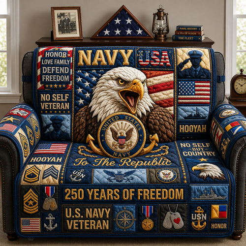 250 Years Of Freedom Quilted Sofa Cover GFTOPND1826