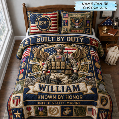 Build By Duty 3-Piece Quilted Bedding Set QTCUZ GFTOPND1849