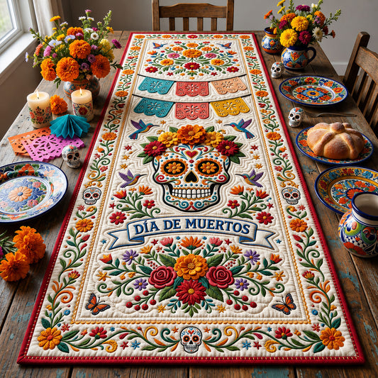 Sugar Skull Quilted Table Runner GFTOPND1864