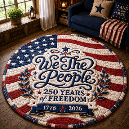 USA 250th Anniversary Quilted Round Mat GFTOPND19