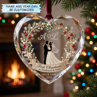 Our First Christmas Christmas Mica Ornament QTCUZ GFTOPND1955