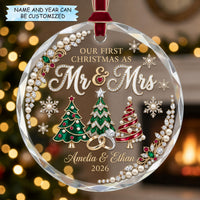 Our First Christmas Christmas Mica Ornament QTCUZ GFTOPND1958