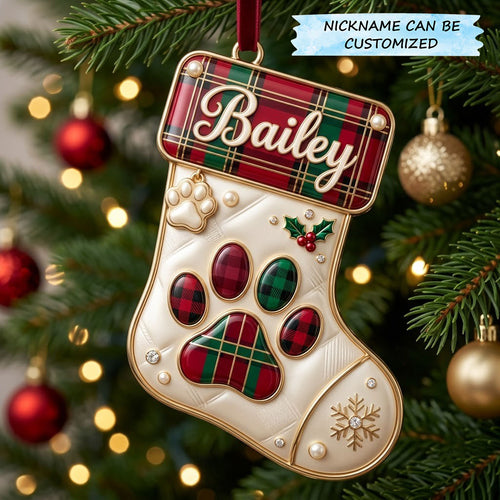Christmas Paw Christmas Mica Ornament QTCUZ GFTOPND1991