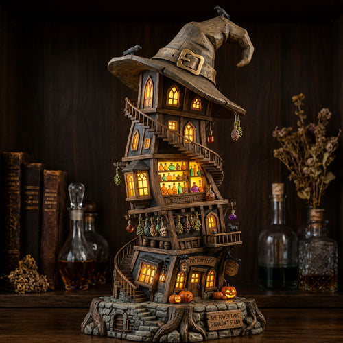 Witch Potion Shop Wooden Block 3-Layers GFTOPND2048