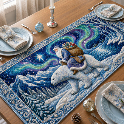 Beaded Winter Wonderland Quilted Table Runner GFTOPND2061