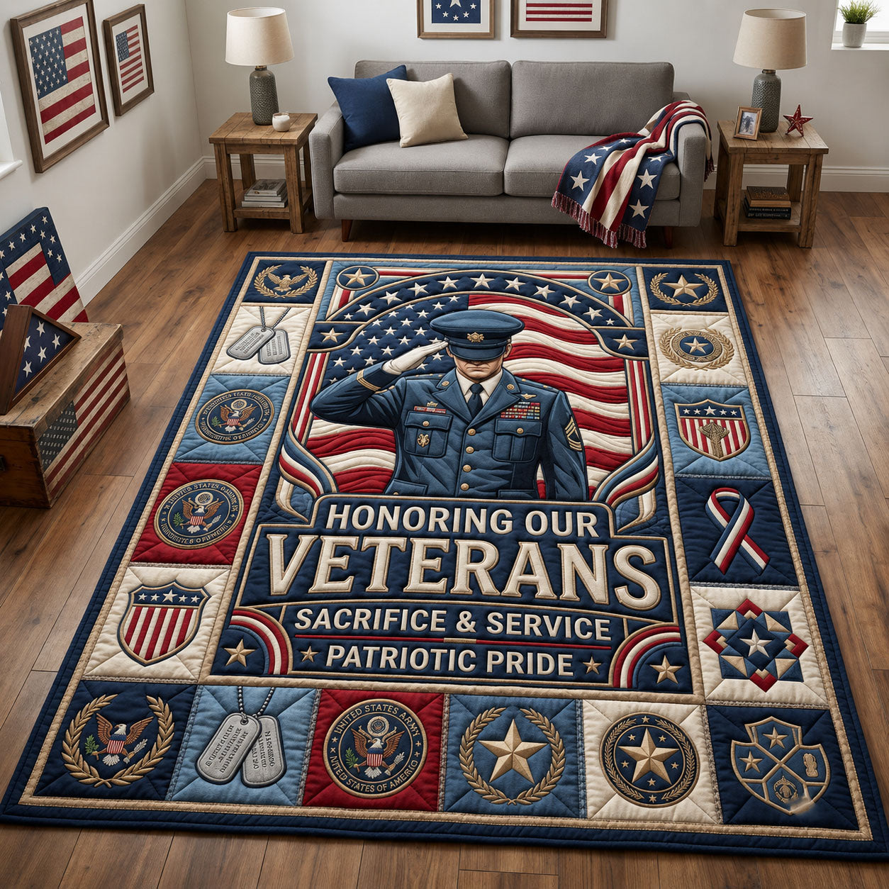 Patriotic Pride Area Rug GFTOPND2120