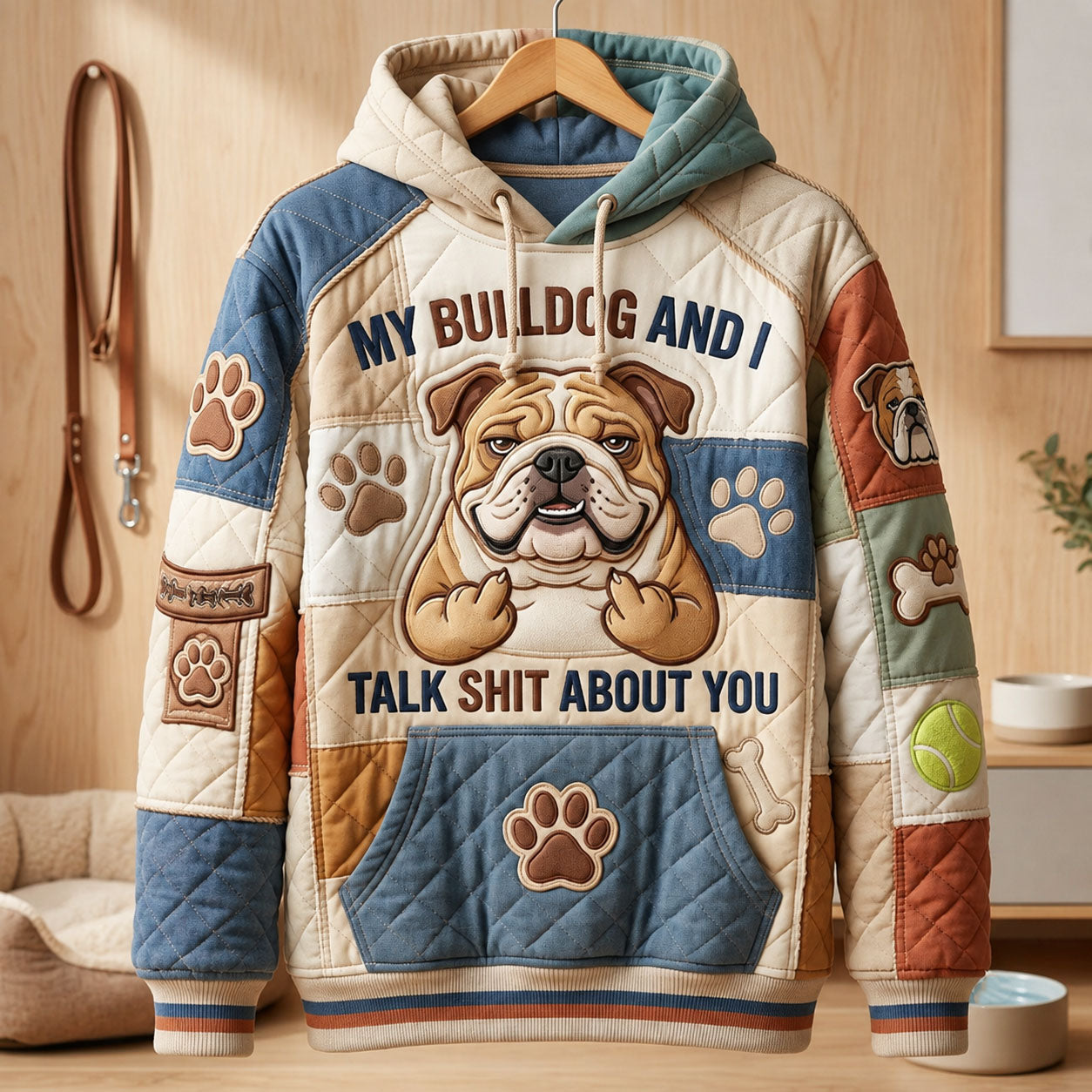 French Bulldog Love Hoodie GFTOPND2142