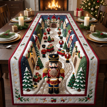 Nutcracker Parade Canyon Crochet Quilted Table Runner GFTOPND2185