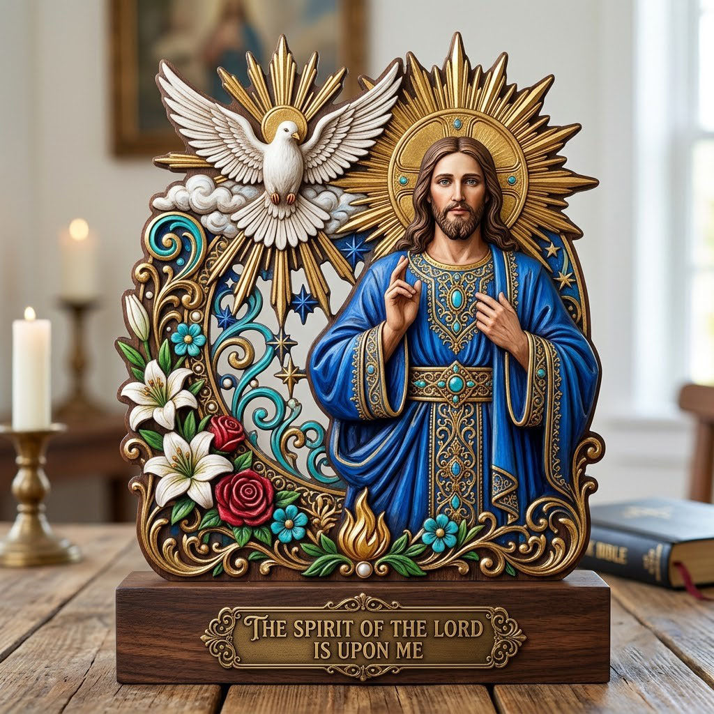 The Spirit Of The Lord Wooden Block 3-Layers GFTOPND2242
