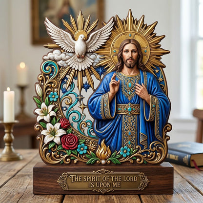 The Spirit Of The Lord Wooden Block 3-Layers GFTOPND2242