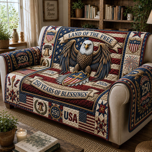 250 Years Of Blessings Quilted Sofa Cover GFTOPND230