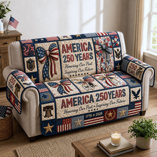 Honor Our Past Inspire Our Future  Quilted Sofa Cover GFTOPND232
